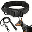 Tactical Dog Collar Leash Nylon Walking Training Pet Collar Set for Medium Large Dogs German Shepherd Dog Collar with Handle