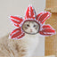 New Creative  Funny Pet Headgear Cosplay Cannibal Flower Hat Pet Dog Cat Halloween Costume Dog Costumes for Small Dogs