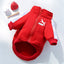 Pet Sports Clothing For Small Medium Dogs Plus Velvet Cats Zipper Leisure Sweater Coat French Bulld
