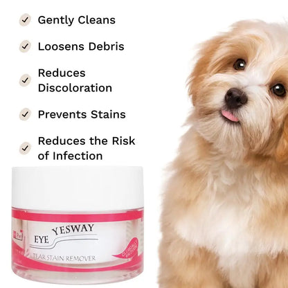 20g Pet Tear Stain Powder Dog Cat Eye Tear Stain Remover Powder Bichon Pomeranian Eye Stain Cleaner Pet Grooming Accessories