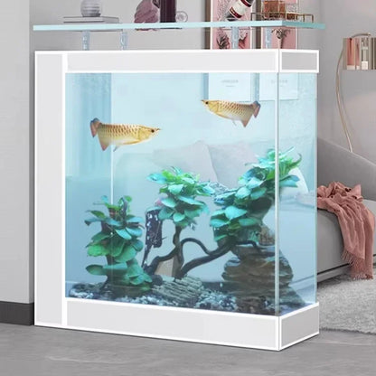 Wholesale Silent Large Glass Fish Tank Made To Order Big Size Water Purifying Aquarium Tank