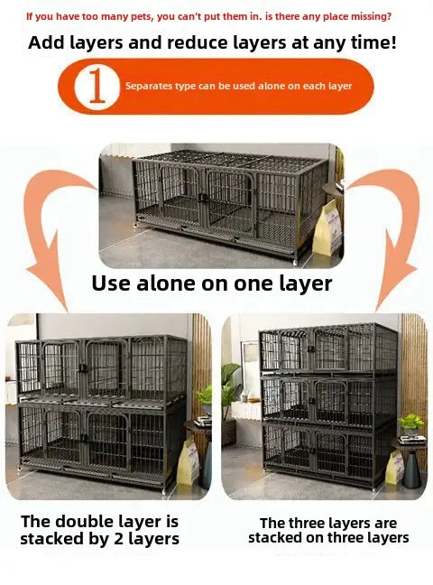 Cat cage breeding  pairingbreeding  breeding  three-layer display cage rabbit puppy