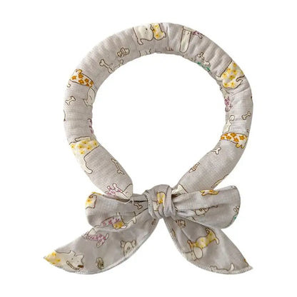 Pet Cooling Collar Bow Tie Dogs Cats Instant Cooling Neck Waring Reusable Instant Cooling Bandanas Dog Cooling Neck Wraps