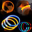 50cm LED Luminous Dog Collar Waterproof And Dustproof Visual Night Dog Walking To Prevent Lost Creative Color Dog Sub-sign Light