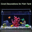 UXCELL Artificial Coral Decorations Fish Tank Coral for Aquarium Resin Coral Ornaments Simulation Undersea Water Plants