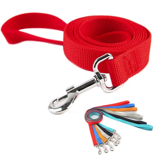 4ft Long Nylon Dog Leash Durable Training Leashes Pet Accessories Traction Rope for Small and Medium Breed Dogs