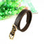 Soft Real Leather Puppy Collar Genuine Leather Dog Collar for Small Dogs and Cats Adjustable Pet Collar for Doggy Terrier Yorkie
