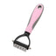 UXCELL Pets Grooming Supplies Shedding Control Tool Sided Dematting Dog Comb for Dogs Cats Professional Pet Deshedding Brush