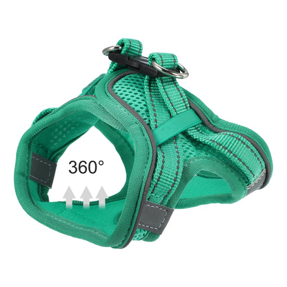UXCELL Dog Harness Slip Lead Dog Leash 2pcs Sets Adjustable Dog Lead Step-in Puppy Pet Vest for Small Medium Dogs