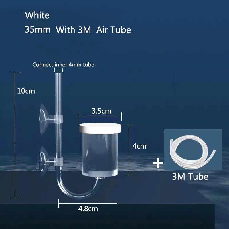 Acrylic Air Pump Sand Stone Aquarium Oxygen Pump Fresh Air Stone Nano Bubble Bar Aquarium Fish Tank Aerator Pump Hot Selling