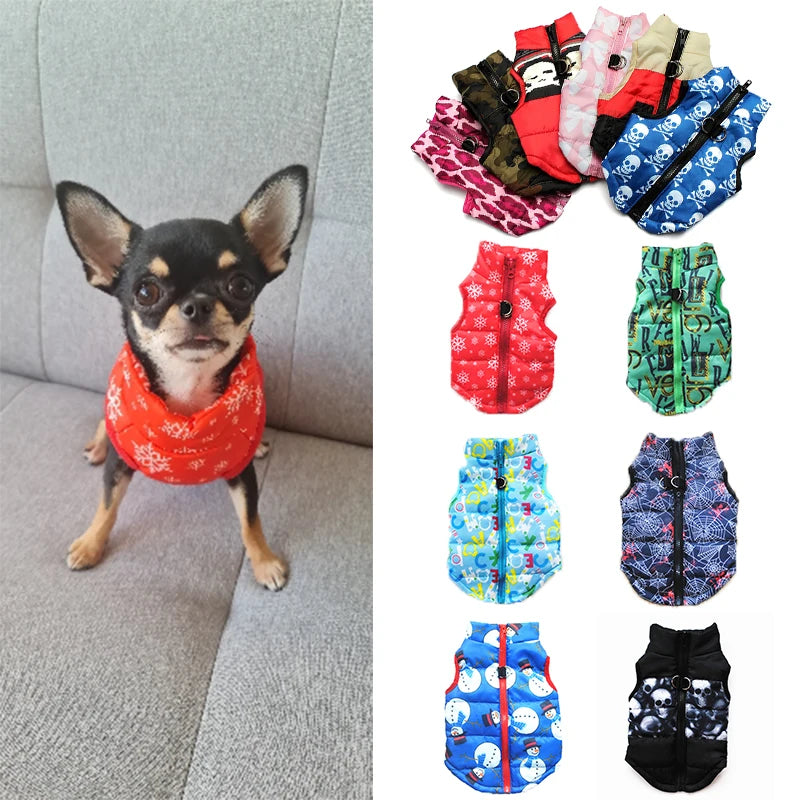 Dog Clothes For Small Dogs Yorkia Mini Chihuahua Dog Clothes Winter Cat Jacket Coat For Pug Puppy Down Coat Sphynx Pets Apparel