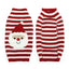 Christmas Dog Clothes Winter Dog Sweater Knitted Warm Coat Pet Clothing for Small Medium Dogs Costume Striped Print Dog Pullover
