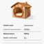 The kennel is universal in all seasons, the house type is small, the dog can be dismantled and washed, the dog house cat litter