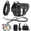 Tactical Training Large Dog Harness Collar Leash Molle Pouches Military Service Dog Vest Heavy Duty Dog Harness for Medium Dogs