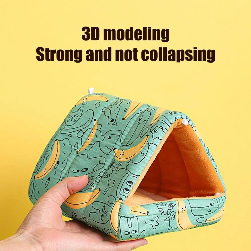 Parrot Bed Warm House Hideout Cushion Bed For Parrot Plush Cushion For Parrots Lovebirds Parakeets And Small And Medium Birds