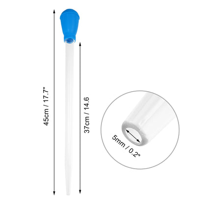 UXCELL Fish Tank Siphon Vacuum Cleaner Pet Feeding Tools Parts Set Aquarium Water Changer Lengthen Pipettes Cleaning Accessories