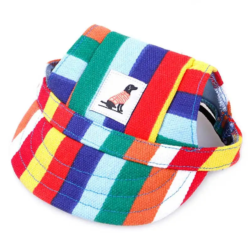 Adjustable Baseball Cap with Ear Holes for Large Medium and Small Dogs Summer Dog Cap Puppy Sun Hat Outdoor Hiking Pet Products