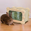 Rabbit Hay Feeder Hay Manger Small Animal Food Feeder Rack Grass Basket Food Bin Bowl For Chinchilla Pet Supplies