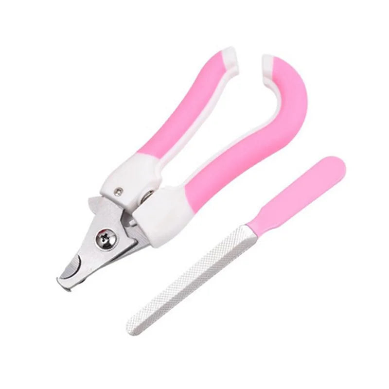 Dog&Cat Pets Nail Clippers and Trimmers with Safety Guard Avoid Over Cutting Nail File Razor Sharp Blade for Large Small Animal