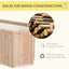 Easy Opening Wooden Animal Cage with Interior Stairs Small House for Hamsters Chinchillas Rabbits Cats Dogs