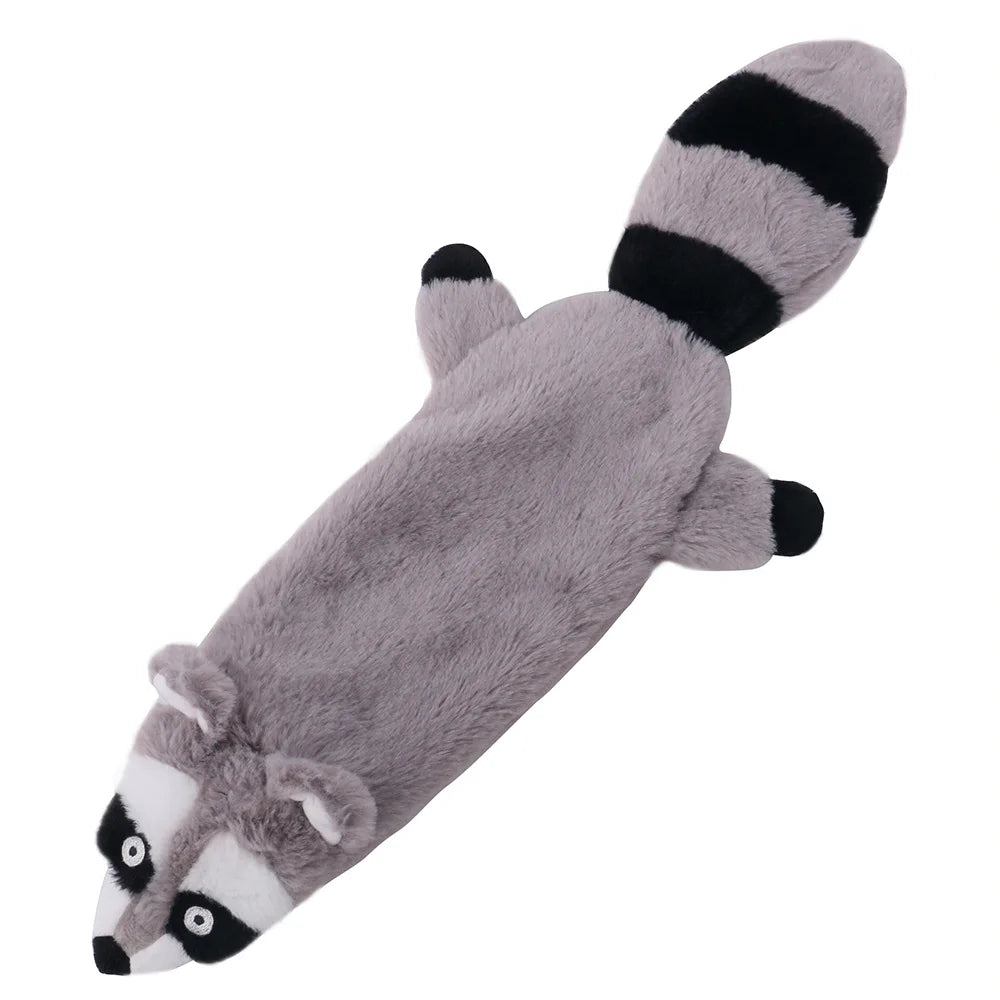 Dog Plush Toy Plush Animal Skin Three Piece Set Of Unfilled Pet Toys Squeaking Sound Dog Toys Fleece Squeak Toys