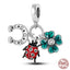 Fit Pandora 925 Original Bracelet 925 Silver Plate Flower Bird Series Charms Beads For Women Fashion DIY Jewelry Gifts Making