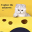 Pet Toy Cat Tunnel Can Be Spliced Paper Scratching Maze Drill Hole Cat Drill Channel Sleep and Play Together From The Hi