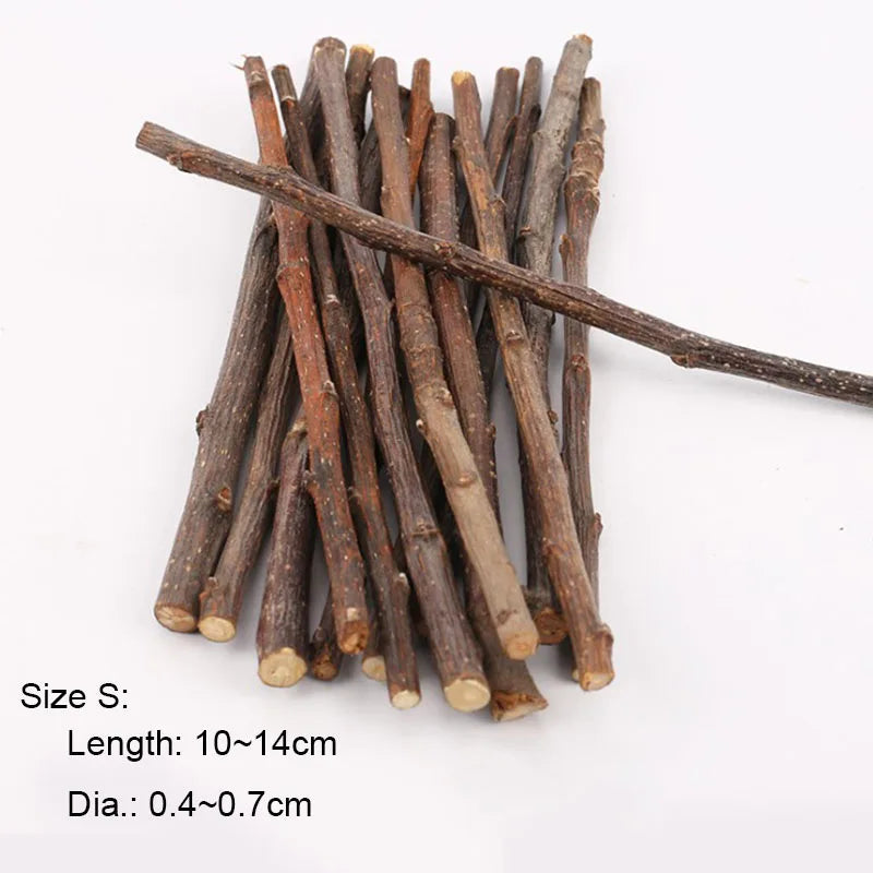 Professional Hamster Rabbit Teeth Grinding Apple Tree Stick Minerals Molar Stone Toys for Chinchilla Hamster PetToys accessories