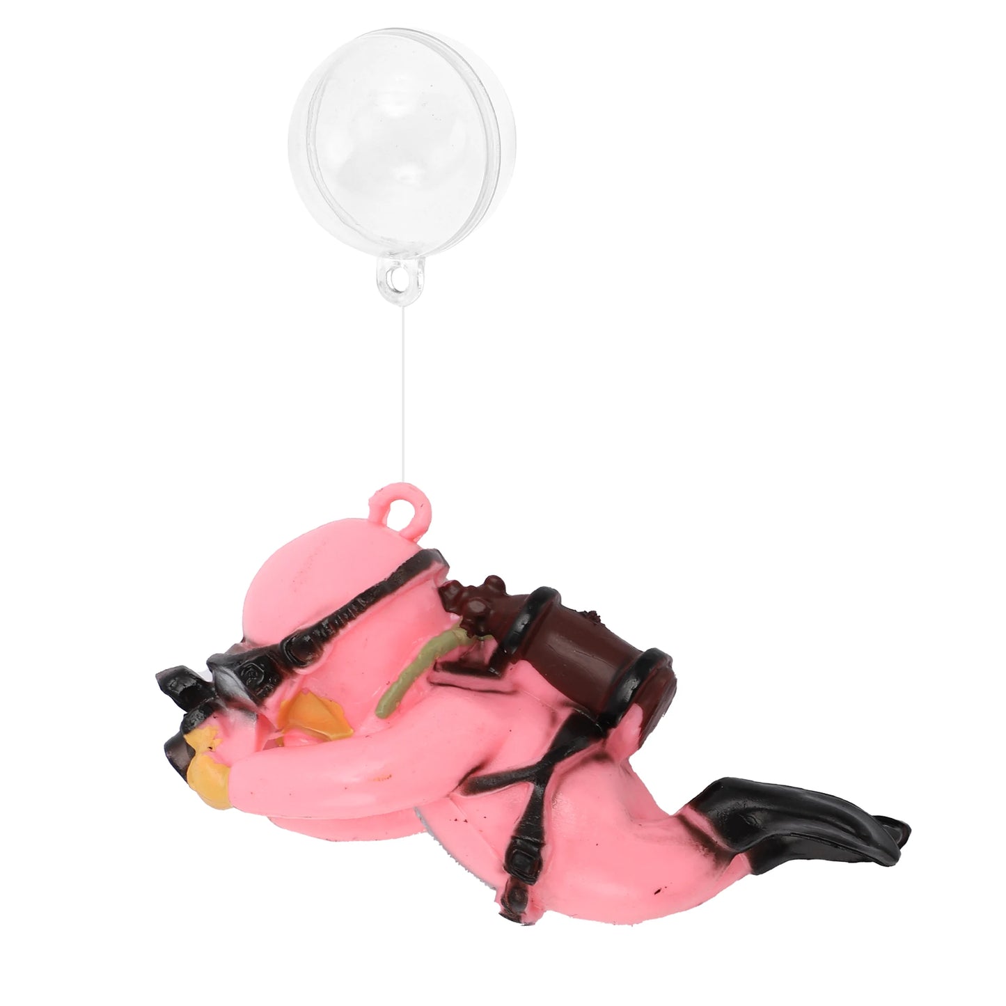 UXCELL Mini Diver Aquarium Decorations Floating Diver Aquarium Ornaments Cute Simulated Frogman Figurines Fish Tank Decor