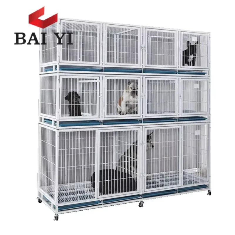 Heavy Duty Strong Pet Cage With Wheels For Dog Cat Bird