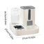 Cat Automatic Feeders Large Capacity Pet Feeding Dog Food Dispenser Reusable Kitten Puppy Water Dispenser for Home Cage