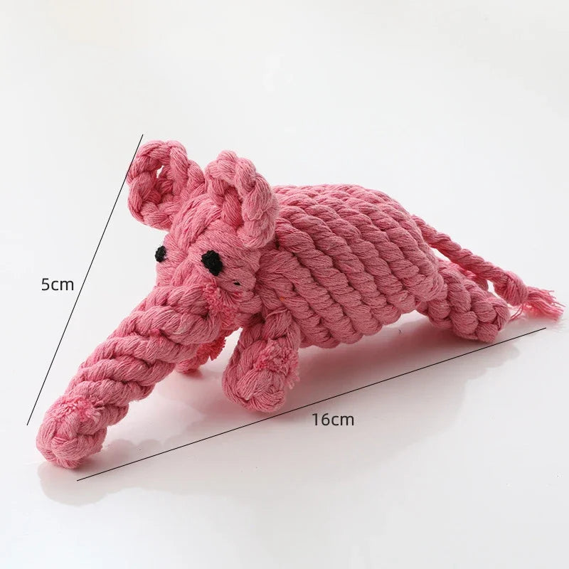 Handmade cotton rope carrot shaped puppy toy puppy chew  size dog pet Teeth cleaning toy outdoor fun training toy