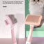 Pet Combs Self-cleaning Key Fading Comb Knots Removing Hair Massage Comb Cat and Dog Universal Easy To Clean
