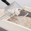 Litter Sifter Scoop Cat Litter Chicken Poop Sifter Scoop Adjustable Handle Chicken Coop Rake For Cleaning Beach Cat Litter