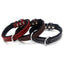 Double-layered Ultra Soft Neoprene Padded Dog Collar Heavy Duty Dog Leather Collar with Durable Metal Buckle Pet Training Collar