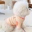 Cute Bow Dog Vest 2024 Dog Clothes Puppy Pullover Summer Pet Clothes Breathable Two-Legged Clothes Solid Color Cat Pet Products