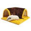 Squirrel Hamster Rabbit Chinchilla Play Blanket 90 Degree Right Angle Channel Thickened Sponge Hair Small Animal New Home