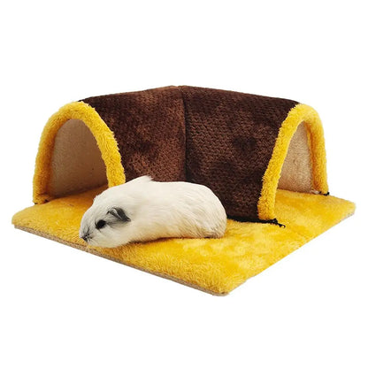 Squirrel Hamster Rabbit Chinchilla Play Blanket 90 Degree Right Angle Channel Thickened Sponge Hair Small Animal New Home