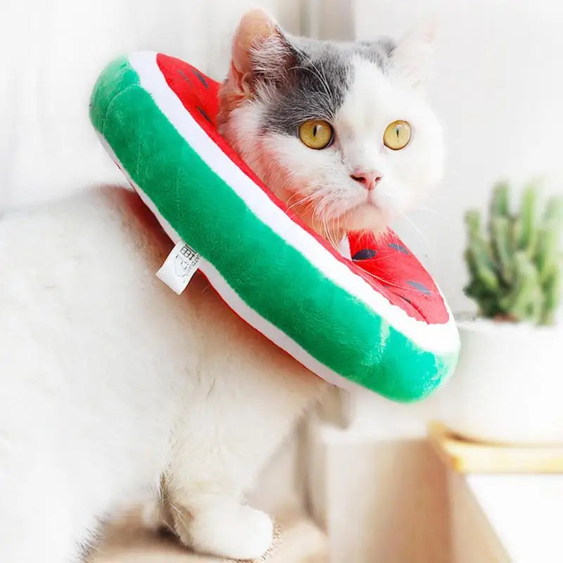 Cat Recovery Collar Protective Cute Collar After Surgeries Soft Adjustable Elizabethan Collars For Kitten Small Dogs