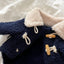 Fleece Dog Clothes Cardigan Pet Dog Coat Puppy Jacket Chihuahua French Bulldog Dog Overalls Small Dog Clothing Warm Costumes