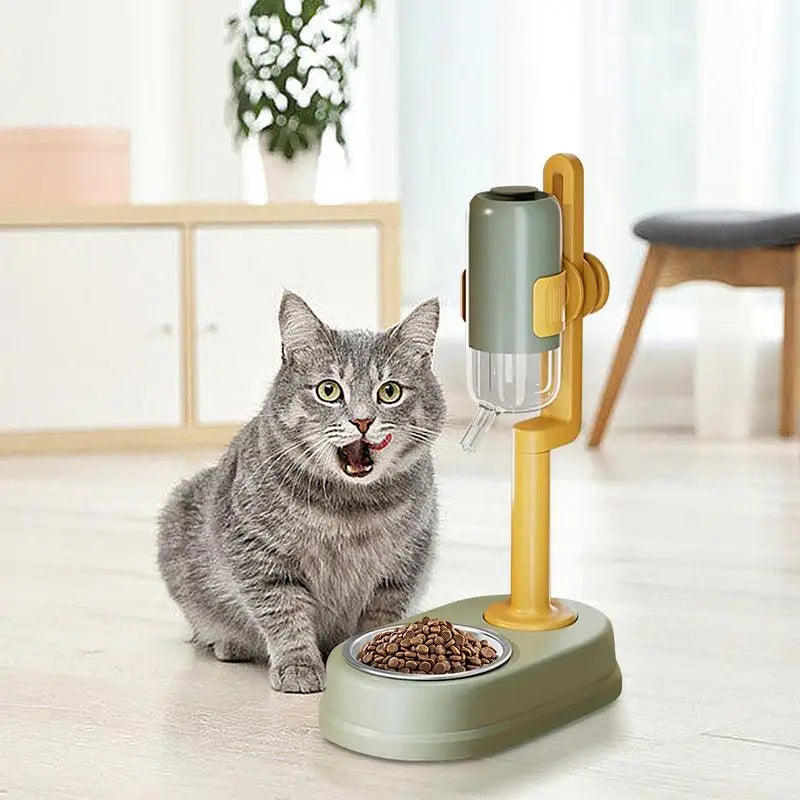 Food Water Automatic Feeders Automatic Feeders Dog Bowl Water Dispenser No-Drip Easy-Clean Automatic Feeder Pet Feeding Bowl For