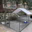 Customized Large Chicken Shed Outdoor Steel Pipe Construction Breeding Shed Duck Shed Simple Large Chicken Cage