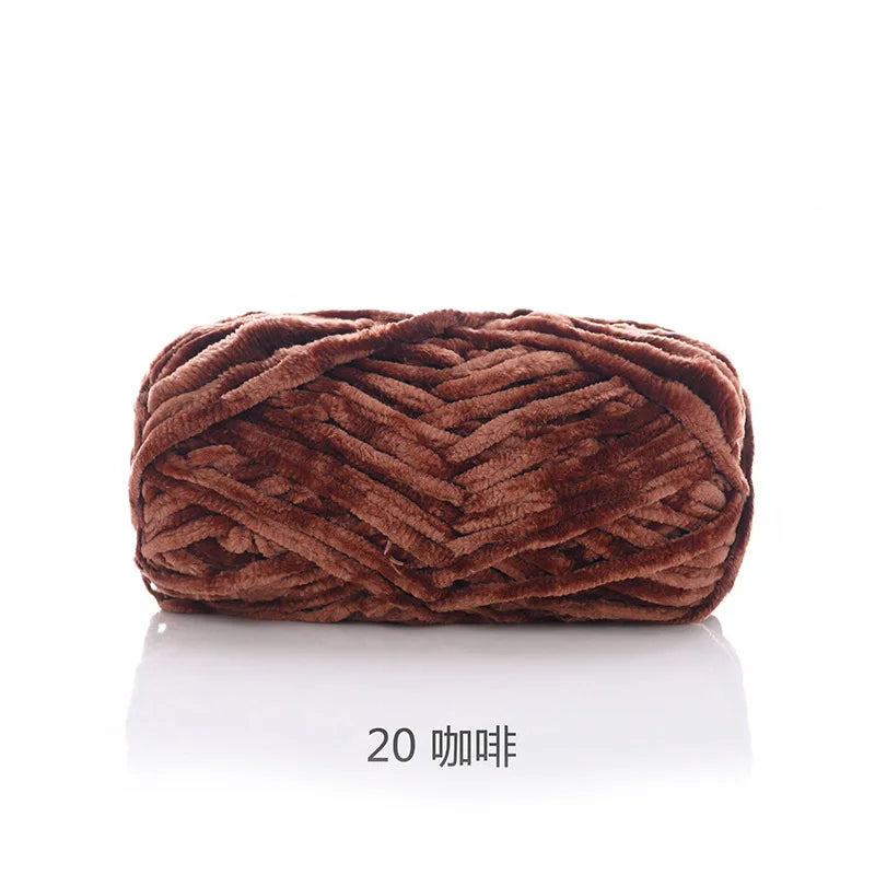 Ruyi bird warm fleece thick wool handmade DIY crochet woven golden velvet hook shoe thread wool ball