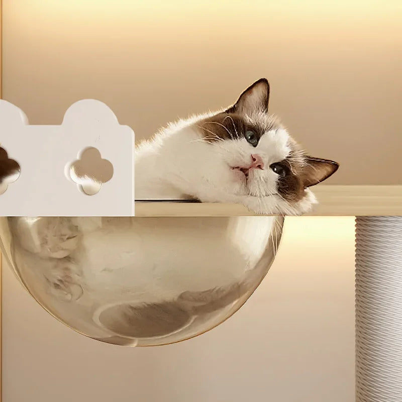 Excellent Quality Pet Furniture with Wheels Movable Animal Cages Cat Villa Fashion Wooden Dog House