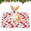 Reusable Puppy Pads Christmas Theme Pet Pee Pads Leak-Proof Puppy Pads Pee Pee Pads Super Absorbent Whelping Mat 60*45cm