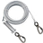 Double-headed Dog Tie Out Cable Leash, Long Steel Wire Rope, Outdoor Dogs Straps, Adjustable Running Rope Supplies