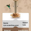 Pet cat toy High-density board Cat Turntable Fun cat baseball durable sisal scraper cat supplies Cat scratching post