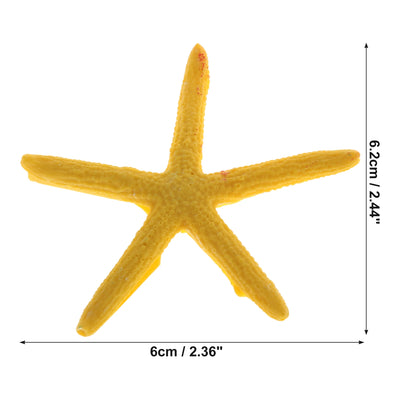 UXCELL Aquarium Artificial Starfish Pink Emulational Coral Fish Tank Polyresin Starfish Decoration Sea Star Shape Ornament