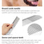 Pet Hair Removal Comb Stainless Steel Pet Grooming Comb Gently Removes Loose Knotted Hair Dog Cat Cleaning Beauty Supplies