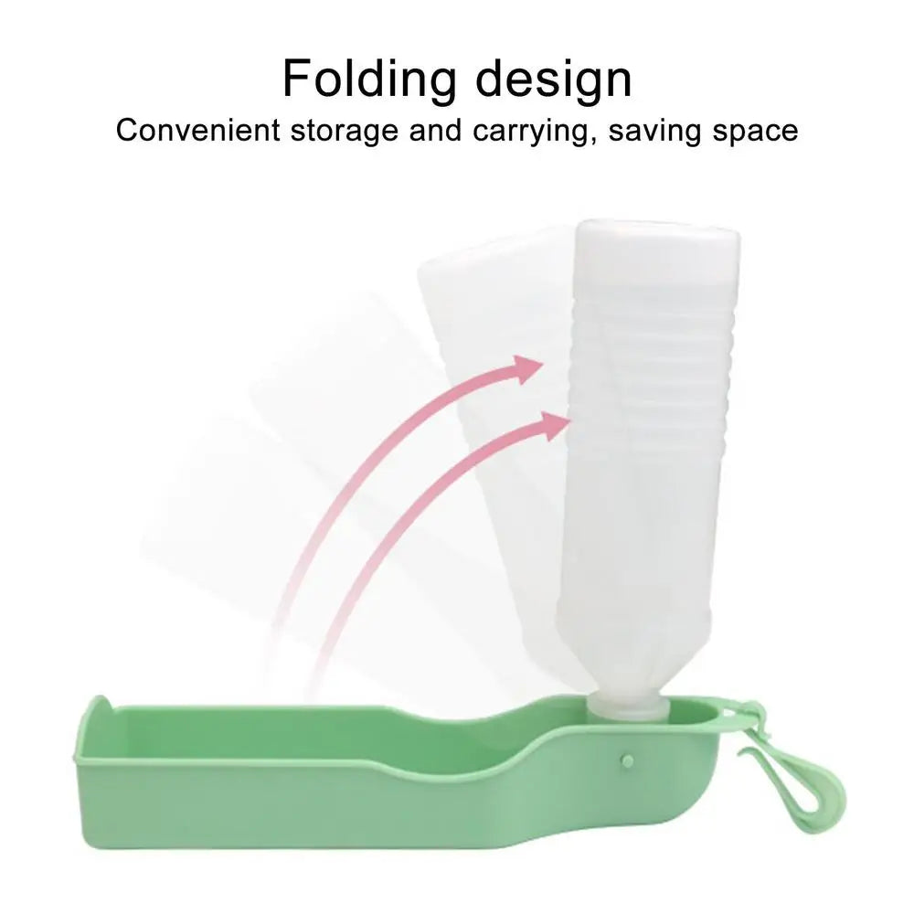 Portable Pet Water Bottle Puppy Water Dispenser Foldable Dog Water Bottles For Walking Leakproof Outdoor Travel Water Bowl For